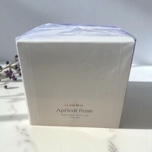 La Jolie Muse Apricot Rose Candle | 12.3 oz  | Luxury Candle